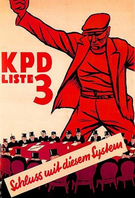 Wahlplakat der KPD 1932